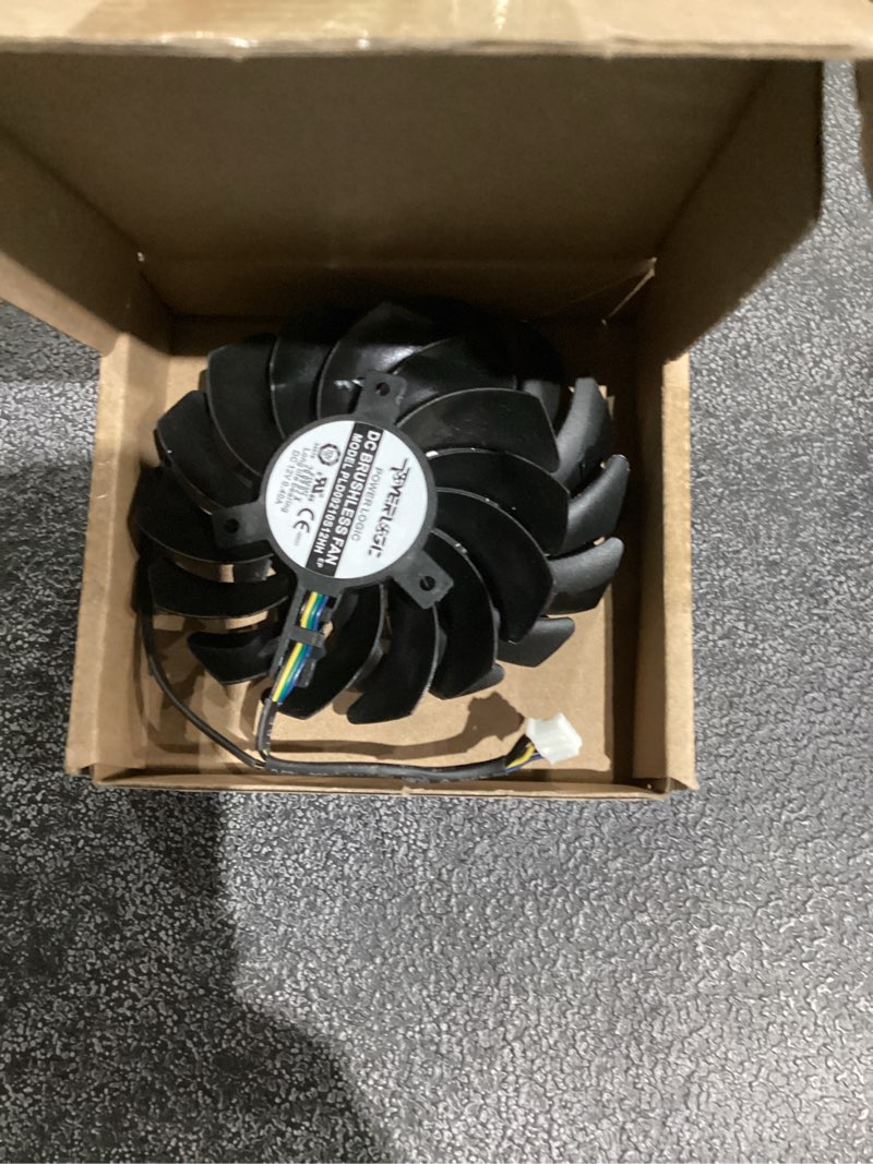 KIKIFAN 2pcs 87mm PLD09210S12HH 1660 Super GPU Fan for MSI GeForce GTX 1660 Super 1660Ti RTX 2060 Ve