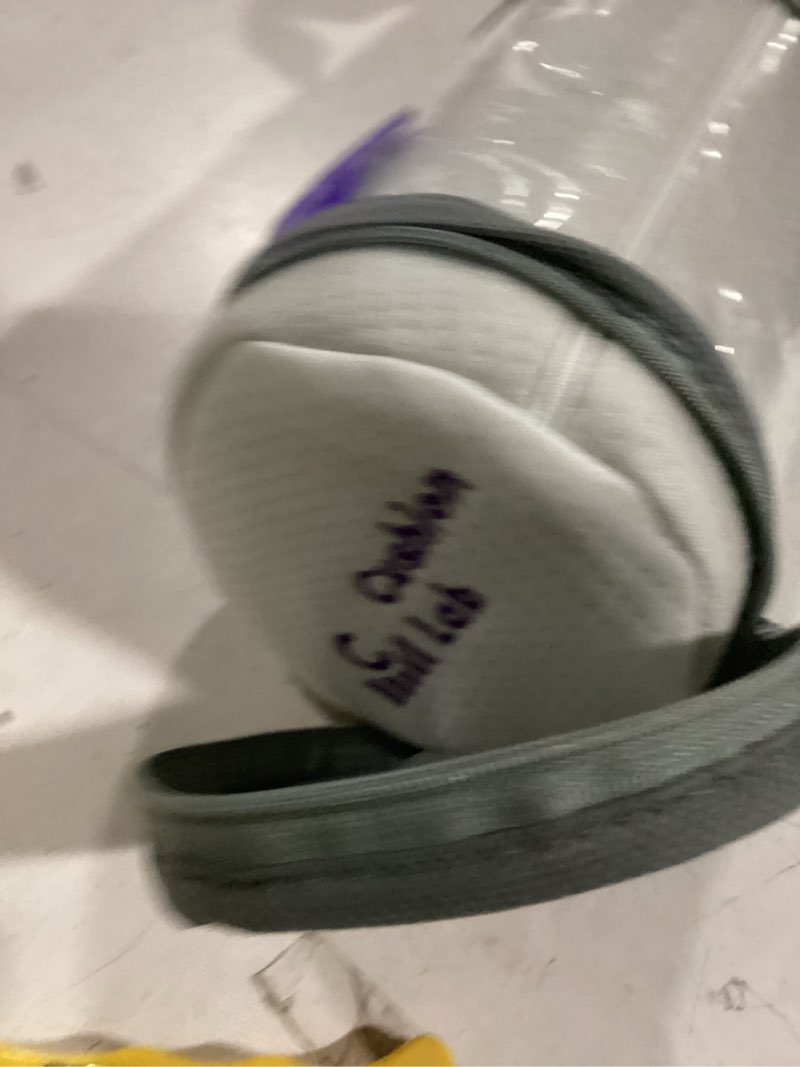 Condition photo showing As Is for c cushion lab roll pillow for neck relief - extra dense memory foam round cylinder bolster for cervical support, spondylosis, neck pain relief, & spine lumbar traction - washable cover & travel bag