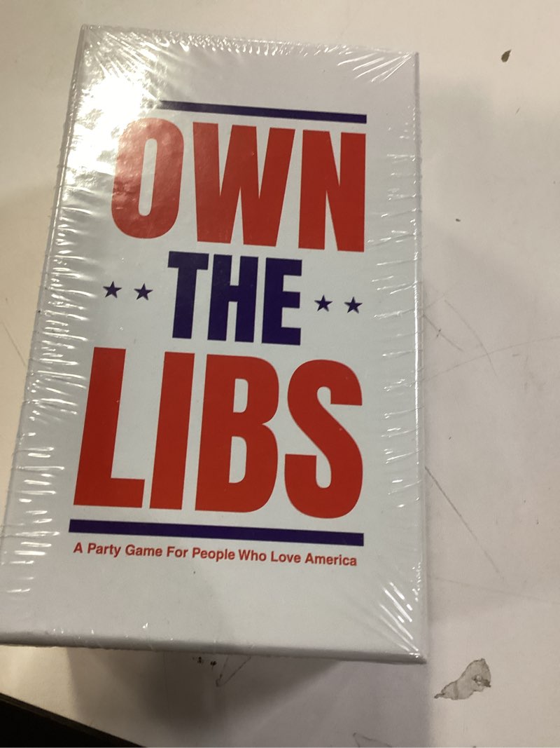 Condition photo showing New/Like New for Own The LlBBs - Funny White Elephant Gift - Men & Women's Birthday Gift - Hilarious Game