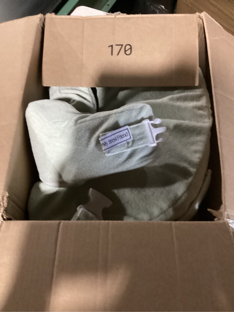 Condition photo showing Good Condition for my brest friend nursing pillow - deluxe - enhanced comfort w/slipcover - ergonomic breastfeeding pillow for ultimate support for mom & baby - adjustable pillow w/handy side pocket, spring green