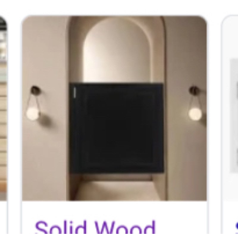 Solid Wood Painted Café/Saloon Door