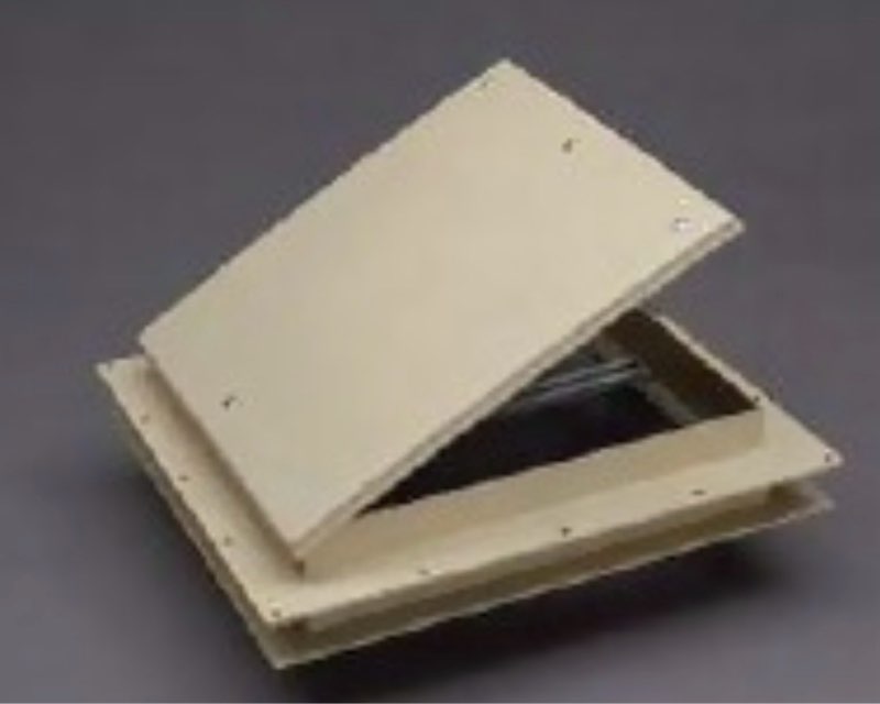 Heng s 17511-C1G Escape Hatch/Exit Vent - 9  x 9   Colonial White