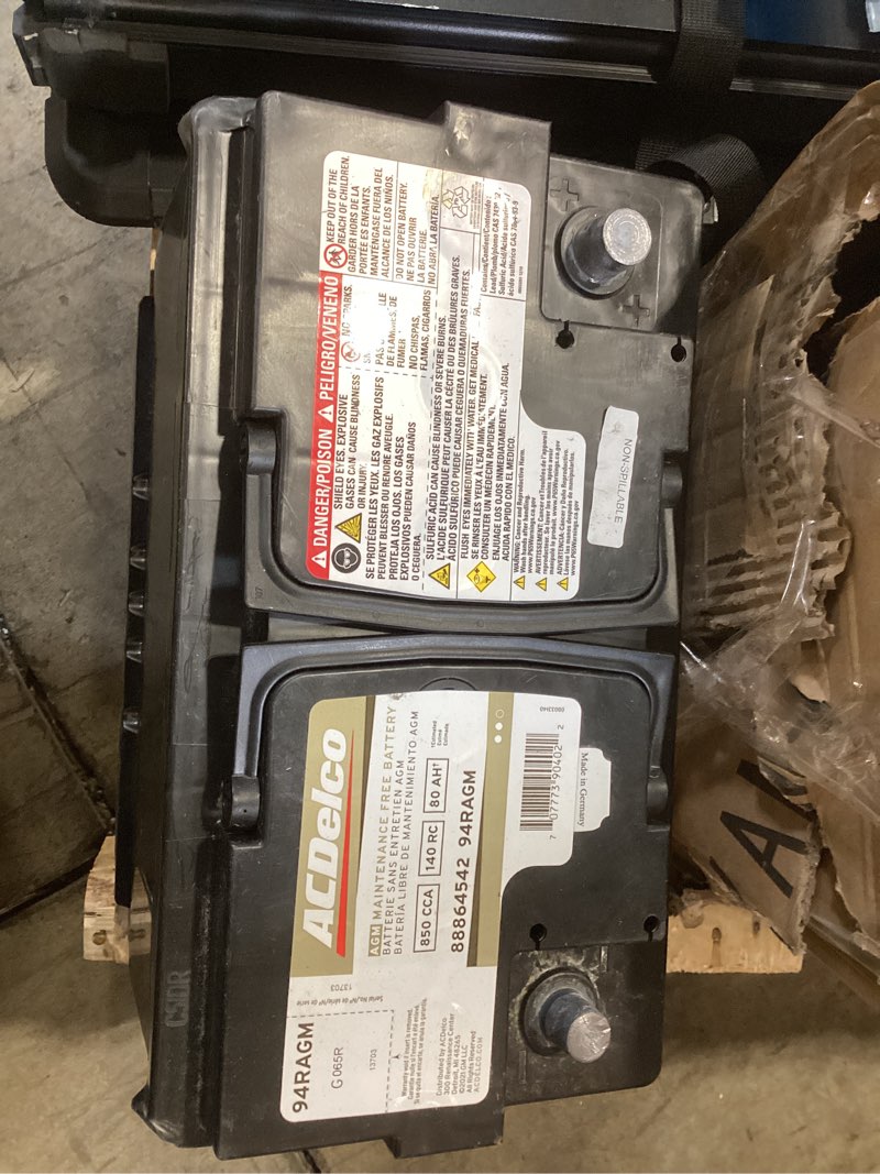 Condition photo showing Good Condition for acdelco gold 94ragm (88864542) 36 month warranty agm bci group 94r battery battery pack of 1