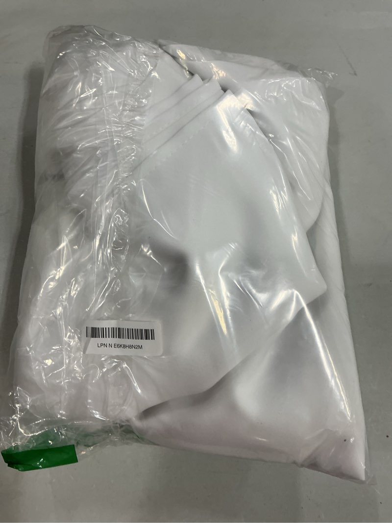 Condition photo showing Good Condition for ryb home white curtains 80 inches long, thermal insulating large window curtains for living room sliding glass door dining home office backdrop, pure white, w 42 x l 80 per panel, 2 panels pure white 42"w x 80"l (pack of 2)