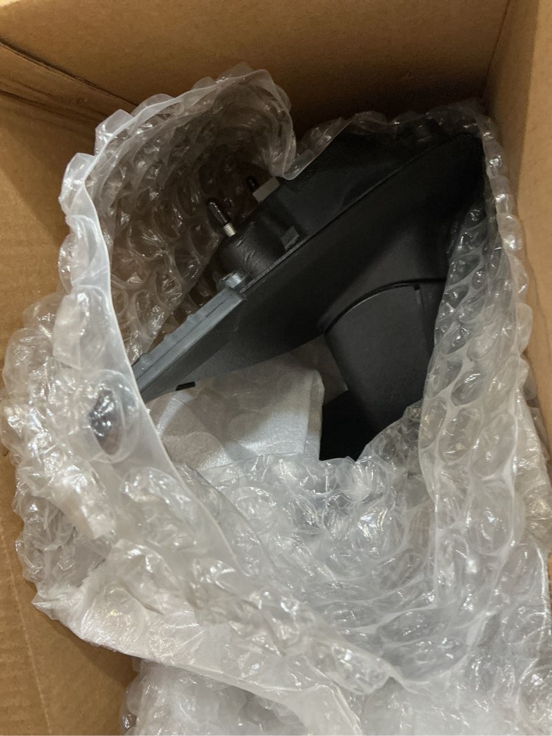 Condition photo showing New/Like New for right passenger side mirror with power glass, outdoor temperature sensor and manual folding fits 2015-2020 ford f150 without turn signal, non-heated replace jl34-17682-bg (5 pins) right 5 pins