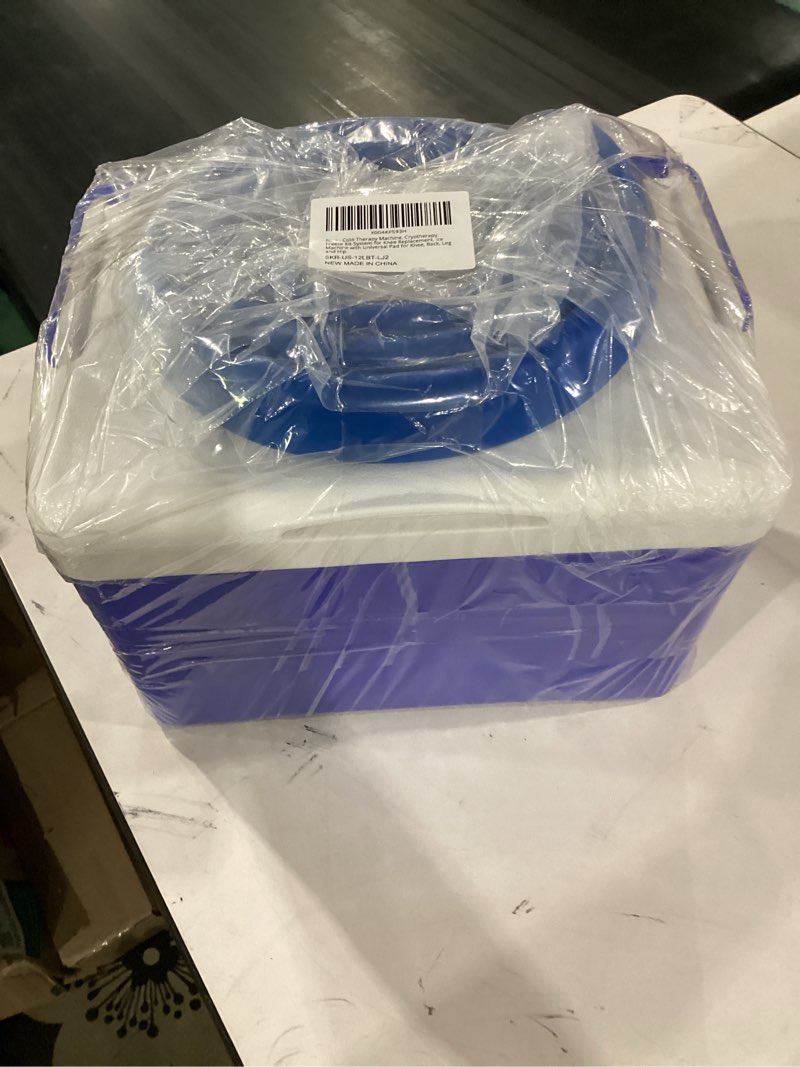 Condition photo showing Good Condition for not tested**** cold therapy machine, cryotherapy freeze kit system for knee replacement, ice machine with universal pad for knee, back, leg and hip, 12l