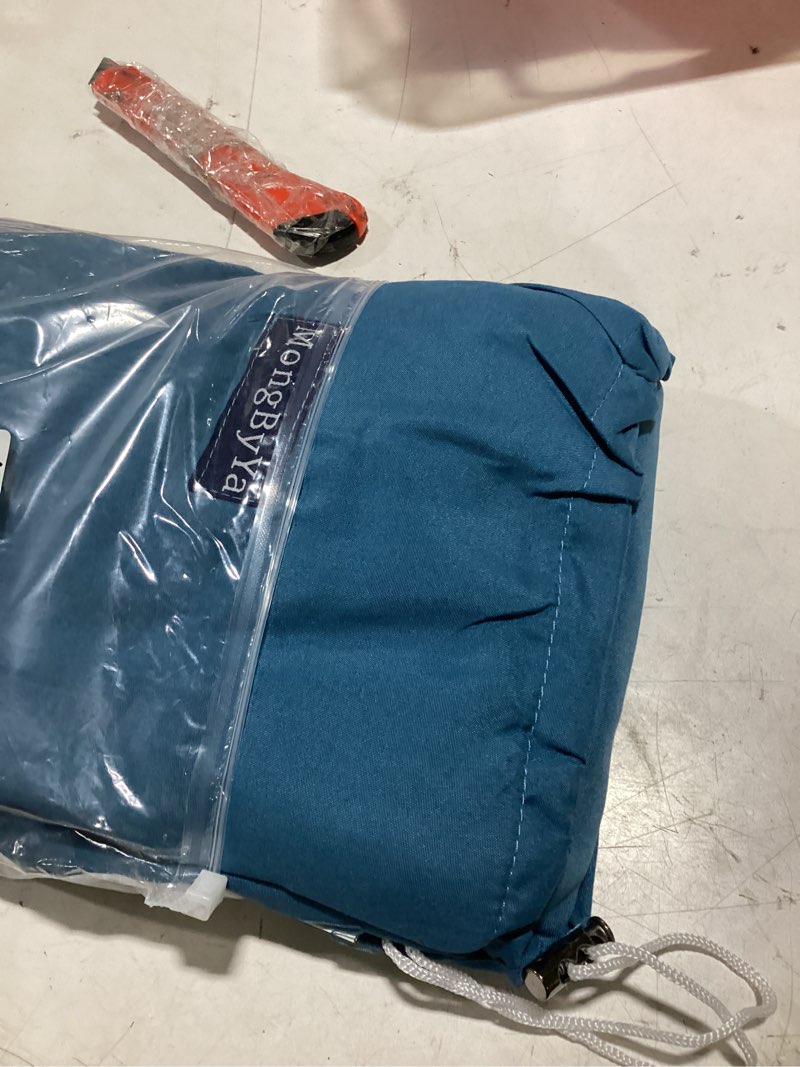 Condition photo showing Good Condition for sleeping bag liner, compact travel sheets for hotel hostel | ultralight 4 seasons adult sleep sack for camping backpacking, comfy breathable & easy care, 3 sizes mystic blue 82.7” x 70.9”