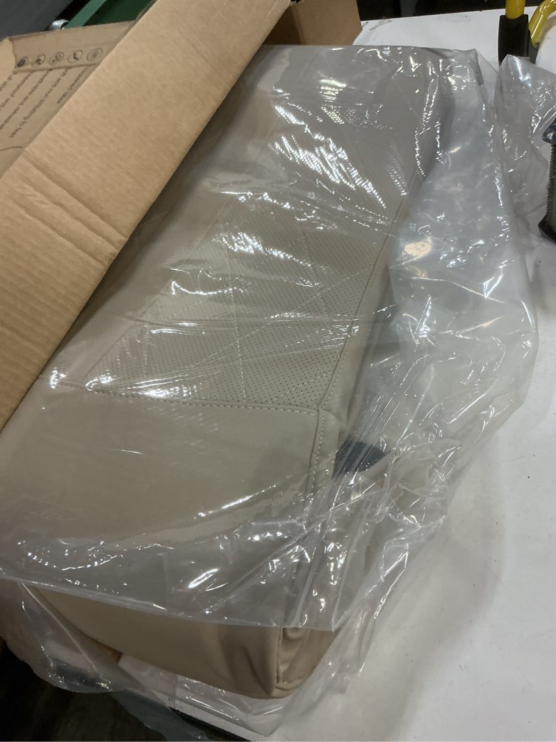 Condition photo showing Good Condition for coverado car leg extender, car seat leg support pad, car leg extension cushion for driver seats, universal car seat extender leg support, leather automotive seat cushion for long driving (beige)