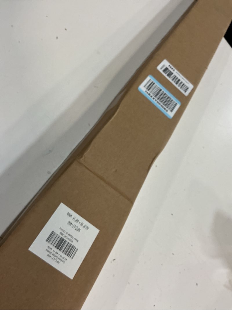 Condition photo showing Good Condition for lazblinds cordless cellular shades, no tools no drill light filtering honeycomb shades pleated blinds for windows, 40.5'' w x 48'' h, white light filtering-white 40 1/2'' w x 48'' h