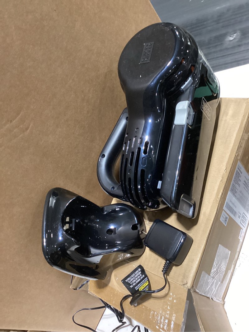 Condition photo showing Good Condition for BLACK+DECKER dust buster PIVOT VAC Handheld Vacuum Cordless, Car Vacuum Portable Rechargeable, Extendible Crevice Tool and 200 Degree Pivoting Nozzle, Strong Suction, Lightweight (BDH2000PL)