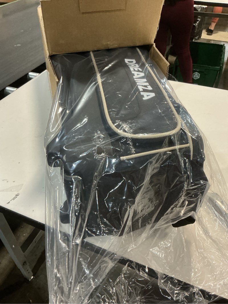 Condition photo showing Good Condition for 2 Ball Bowling Bag with Wheels, Double Bowling Ball Bag 2 Ball Roller w/Separate Compartment for Shoes Up to US Mens Size 16, w/Retractable Handle Extends to 40" & Accessories Pocket Black