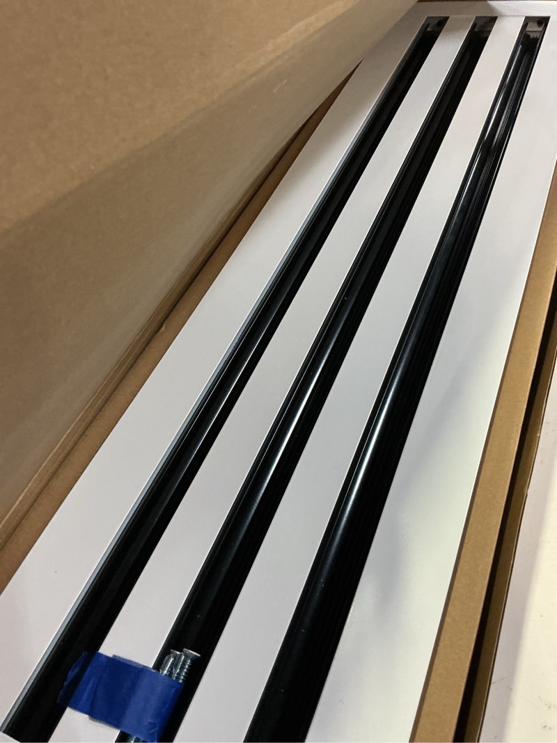 Condition photo showing Good Condition for fa-star clean modern ac vent cover 30 x 6 (duct opening cutout) - decorative black air vent - standard linear slot diffuser - register grille for ceiling, walls & floors - all aluminium 30x6 (black)