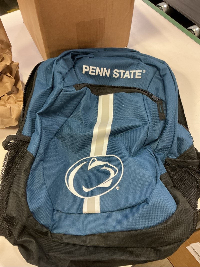 Condition photo showing As Is for foco penn state nittany lions ncaa action backpack penn state nittany lions one size team color