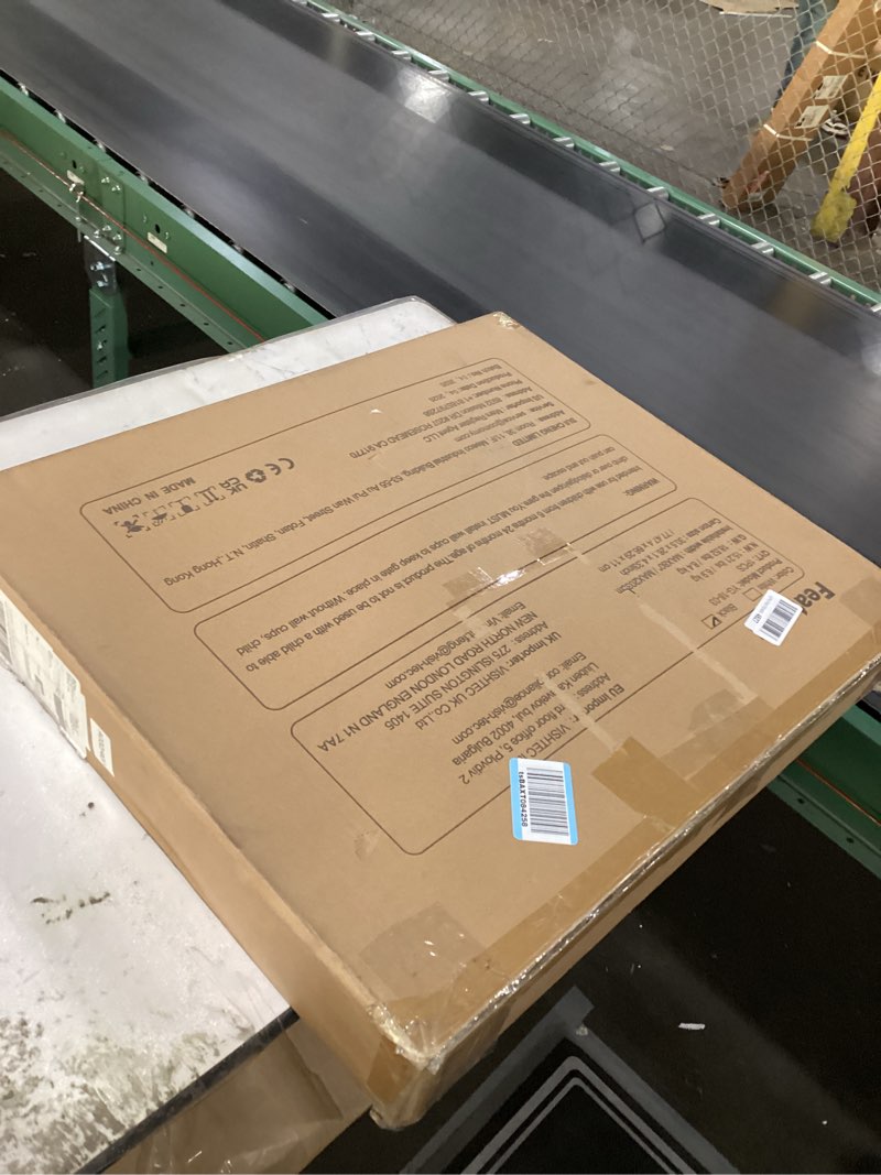 Condition photo showing New/Like New for COMOMY 80" Extra Wide Baby Gate, Dog Gate for House Stairs Doorways Fireplace, Auto Close Pet Gate w