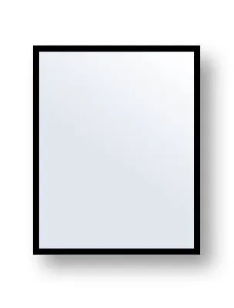 wall mirror black nm1026zj-2436-bk 24x36
