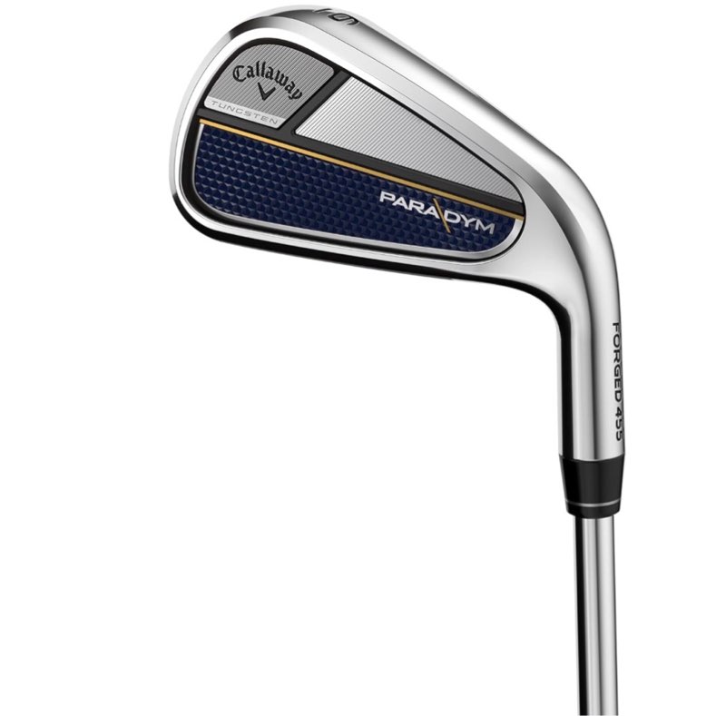 callaway golf 2023 paradym individual iron (left hand, graphite shaft, light flex, 7 iron)