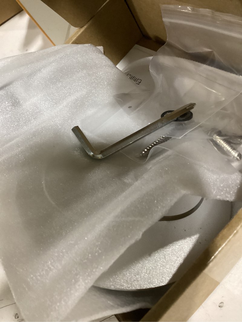 Condition photo showing New/Like New for wall mount for echo show 11 and echo show 8 4th generation, swivel and tilt wall bracket, aluminum adjustable mount with cable management,saving space,easy installation (silver)