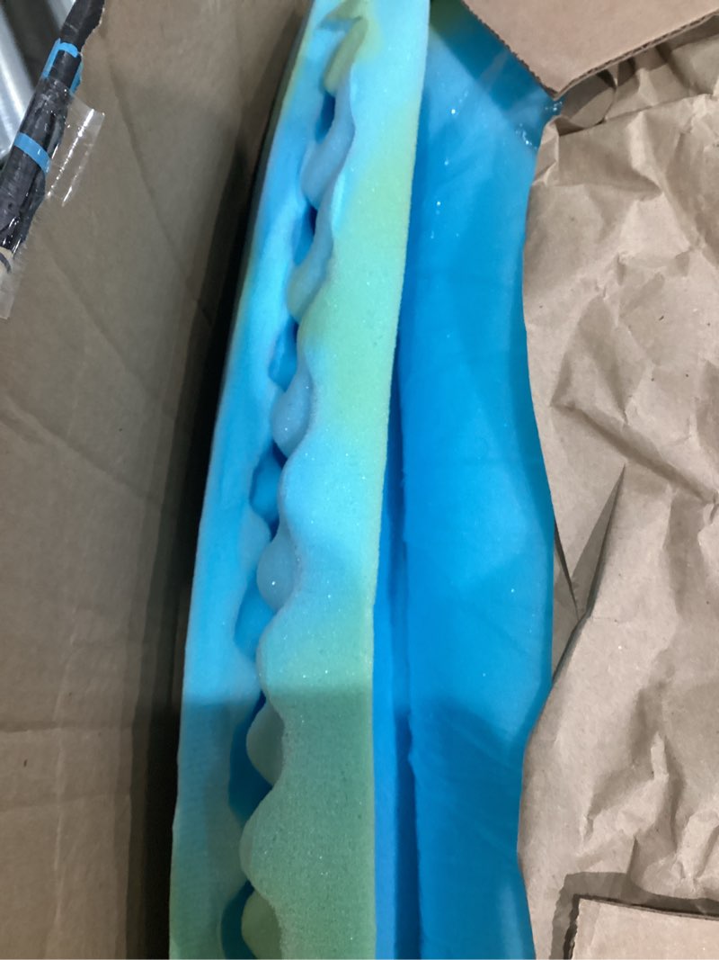 Condition photo showing Good Condition for DMI 2-Inch Foam Mattress Topper, Egg Crate Foam Pad for Support, Air Circulation, Pressure Relief & Weight Distribution, Twin Size 33 x 72, Blue