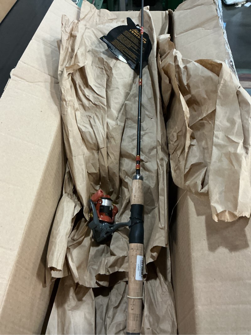 Condition photo showing Good Condition for shakespeare crusader spinning reel and fishing rod combo new model 25 size reel - 5' - light - 2pc