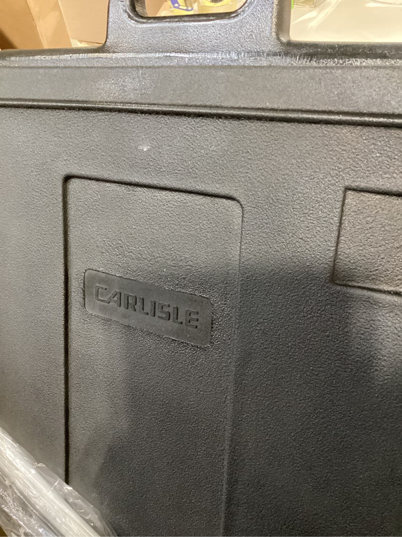 Condition photo showing Good Condition for carlisle foodservice products cateraide front loading insulated food pan carrier, for storage and transport of food, 5 pan capacity, 25.25" x 24.25" x 17", 1 count, black black 5 pan capacity