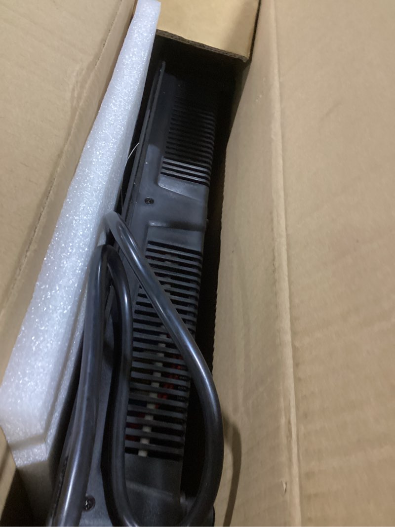 Condition photo showing As Is for VEVOR Built in Electric Stove Top, 12 inch 2 Burners Ceramic Cooktop, Glass Radiant Cooktop with Sensor Touch Control, Timer & Child Lock Included, 9 Power Levels for Simmer Steam Slow Cook Fry,110V 12inch-2burners/110V/Touch Control