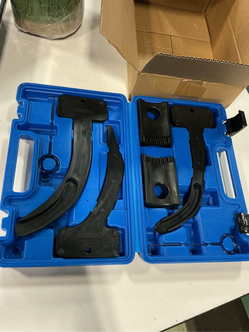 Condition photo showing Good Condition for 3.6 pentastar timing tool kit, camshaft holding tools compatible with vw chrysler jeep ram dodge grand cherokee wrangler, 3.6l engine phaser timing chain lock tool kit, replace 10200a, 10202a, 10369a 7pcs blue case