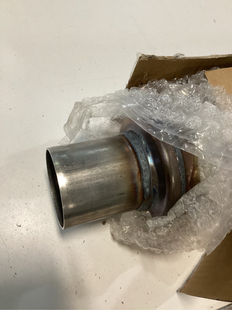 Condition photo showing Good Condition for exhaust muffler universal stainless steel straight through design,resonator super 10 muffler (2.5'')