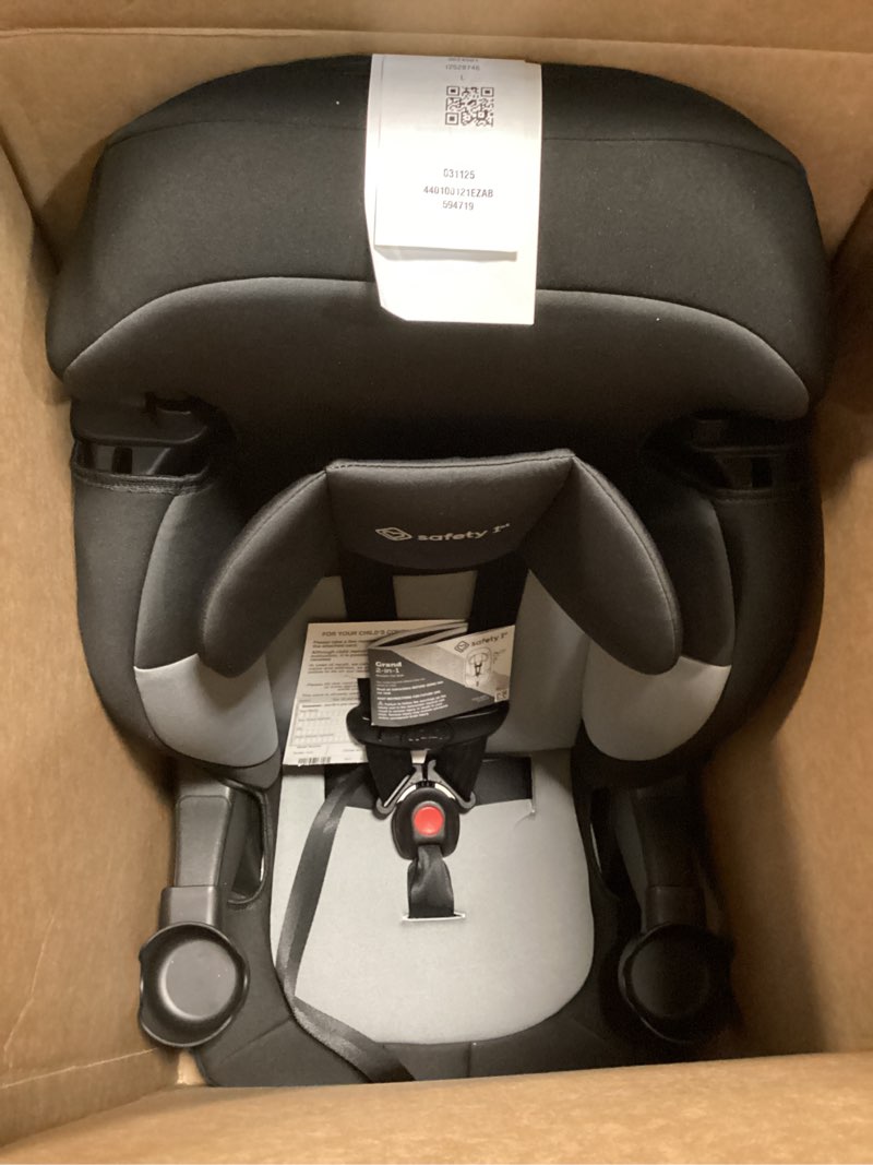Condition photo showing item condition for Safety 1st Grand 2-in-1 Booster Car Seat, Converts from High Back to Belt-Positioning Booster, High Back Seat for Kids 40-65, and Belt-Positioning 40-100 Pounds, Black Sparrow