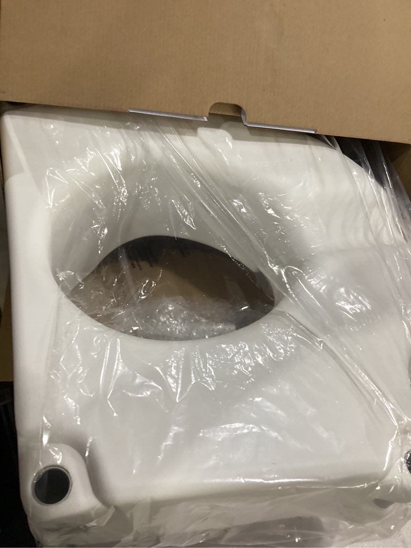 Condition photo showing Good Condition for bath safetyraised toilet seat product description: elev.toilet seat w/ remarms,rtl,1 ea