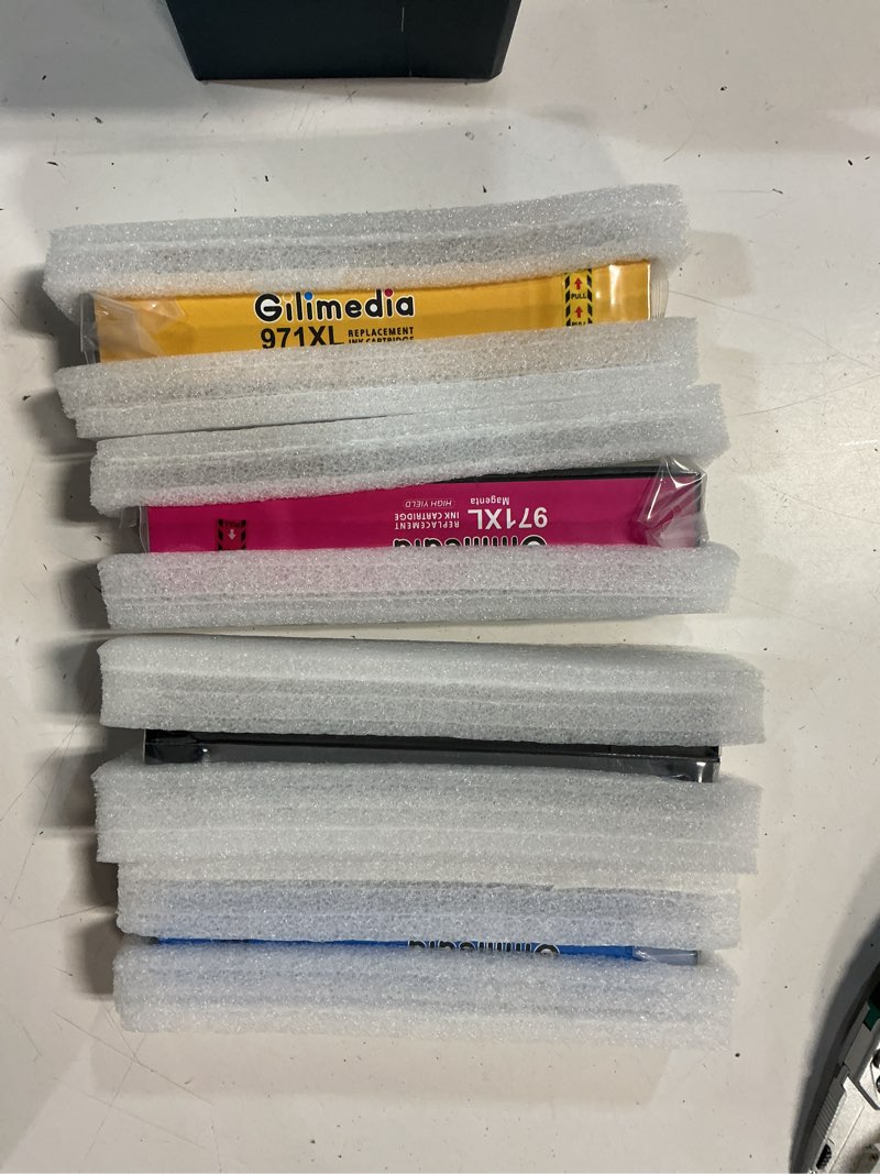 Condition photo showing New/Like New for gilimedia 971xl 970xl ink cartridges high yield replacement for hp 970xl ink cartridges combo pack compatible with officejet pro x576dw x476dw x476dn x551dw x451dn x451dw printer-970xl 971xl ink