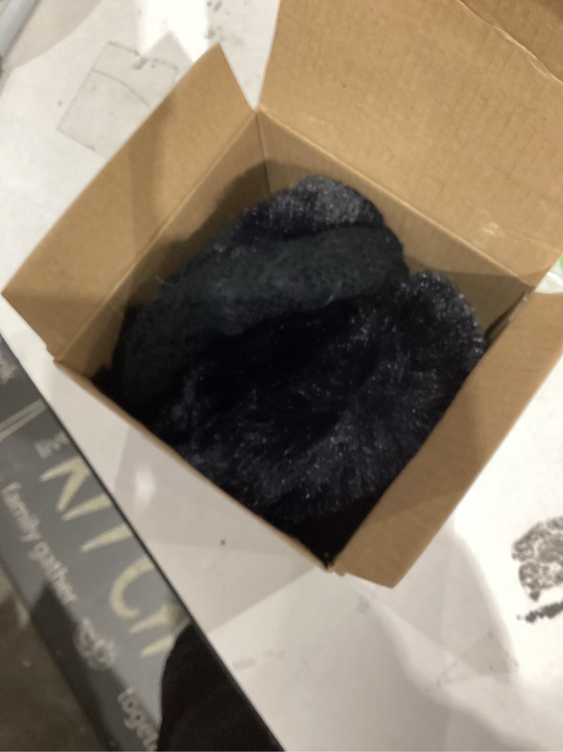 Condition photo showing As Is for KEYJOYS Ear Muffs for Winter Women Cold Weather, Adjustable Fluffy Folding Earmuffs, Cute Ear Warmers Outdoor Ear Covers Black