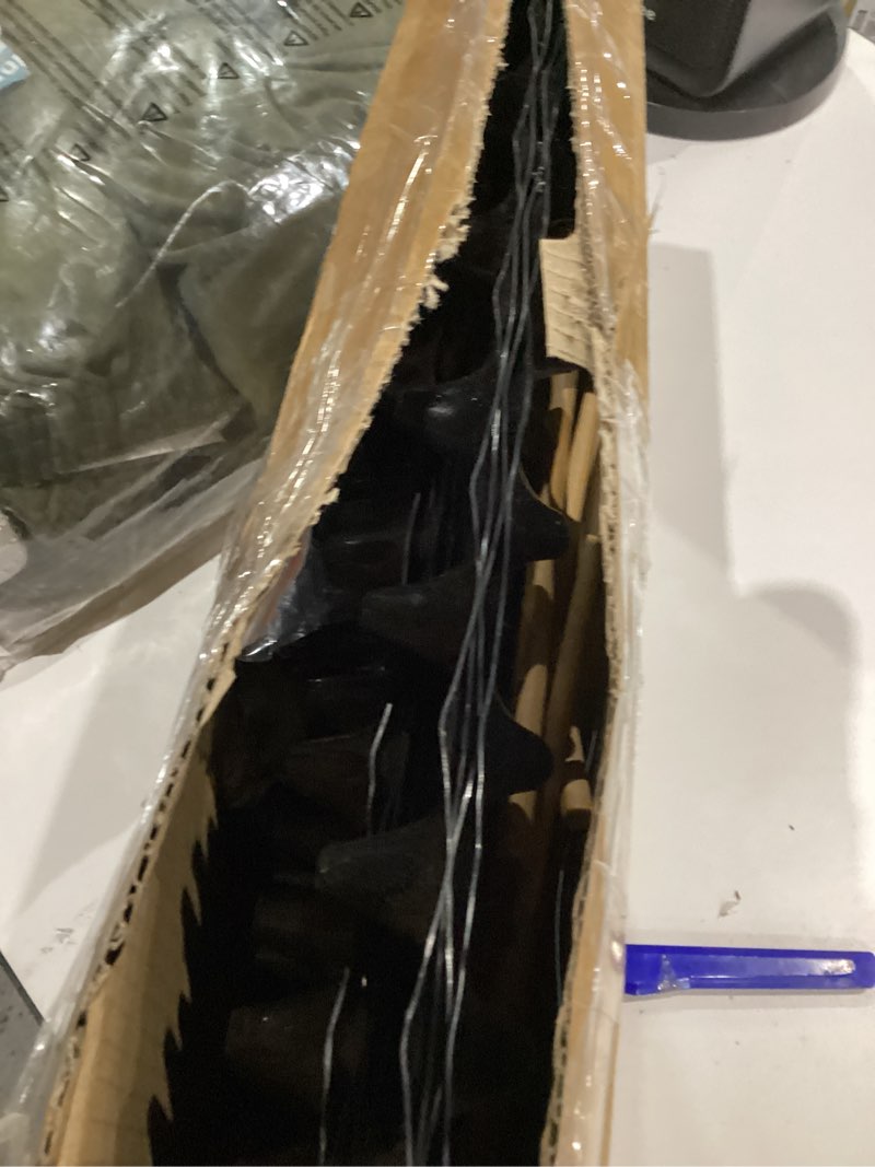 Condition photo showing As Is for 60 Gallon Air Pruning Container, Raised Garden Bed New Plastic Nursery Pot Fruit Vegetable Garden Grow beds (4 ft Diameter), Black