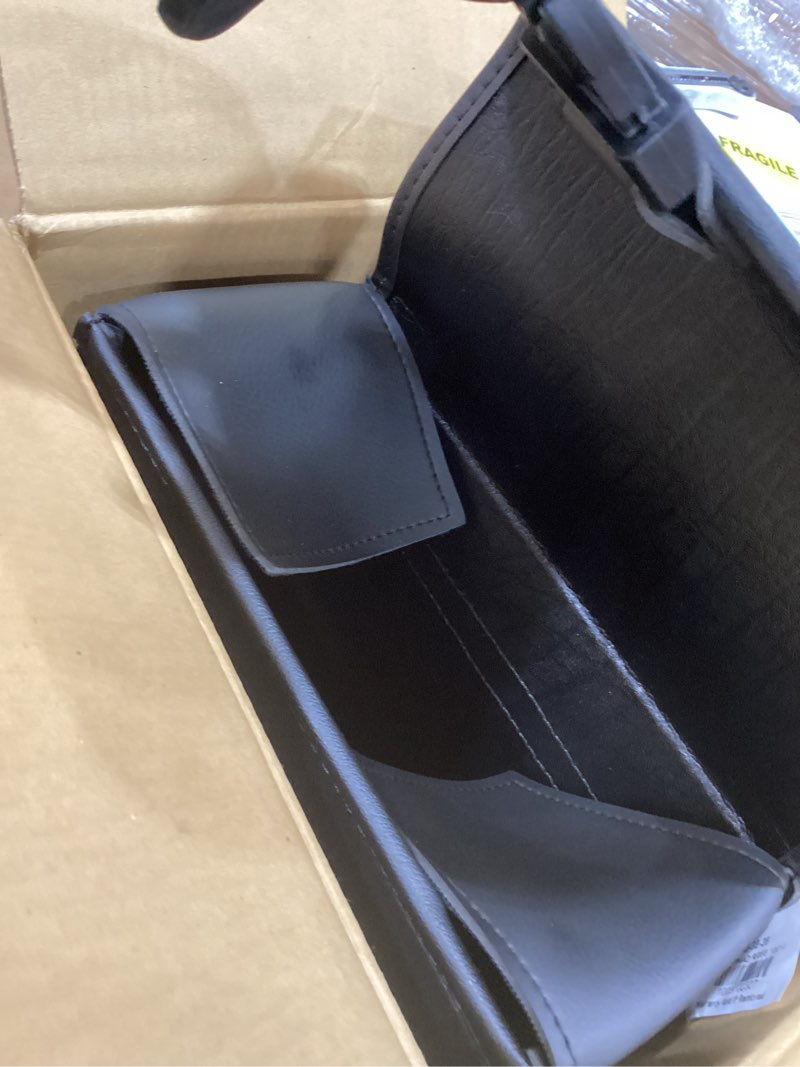 Condition photo showing Good Condition for Nomad Leather Motorcycle Saddlebags Quick-Easy Universal Fit Throw Over Saddle Bags Cruiser Biker Side Bags (Black)