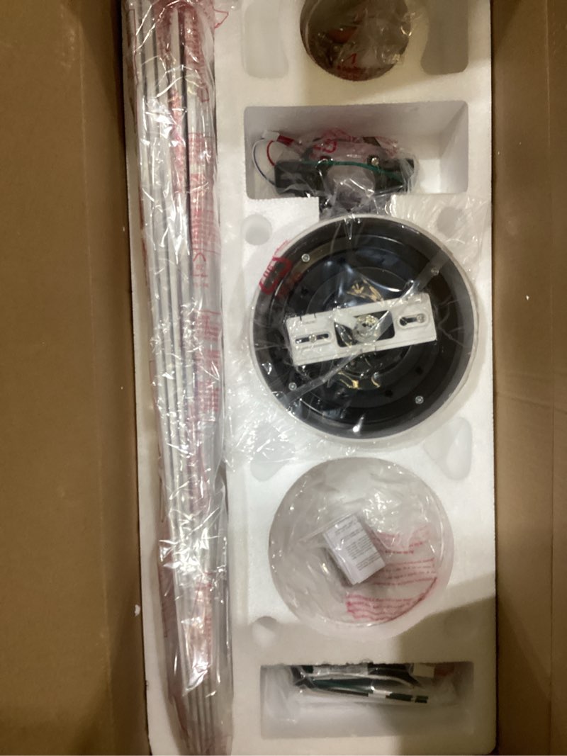 Condition photo showing Good Condition for ocioc ceiling fans with lights, 52 inch white ceiling fan with light and remote control, 3cct, quiet dc motor, 5 blades modern ceiling fan for living room indoor/covered outdoor white 52-inch standard