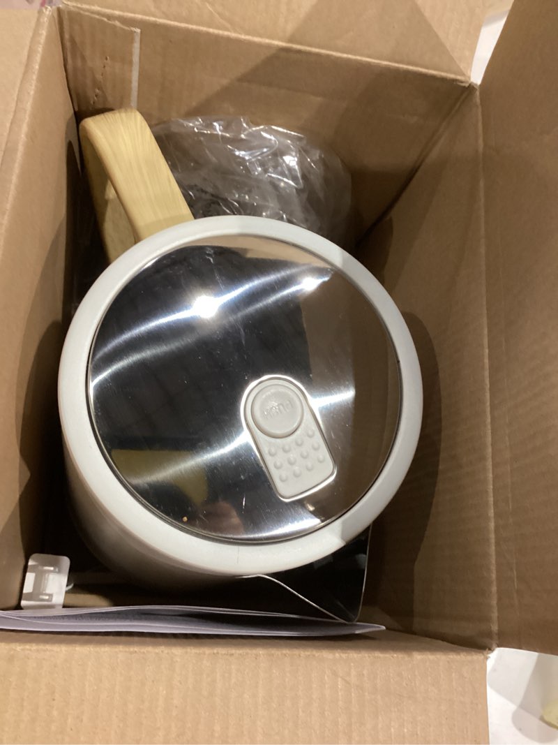 Condition photo showing Good Condition for PantryPro 1.7L 1500W Rapid-Boil Electric Kettle - Stainless Steel Interior - Auto Shut-Off, Boil-Dry Protection, LED Indicator, Wide Opening - Cream White Off-White