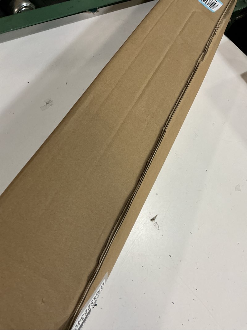 Condition photo showing Good Condition for lazblinds cordless bamboo roman shades for windows, light filtering natural bamboo blinds, easy lift cordless design for living room & bedroom, fits interior windows 30.5" w x 64" h, greystone greystone 30.5"w x 64"h