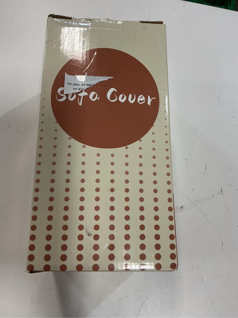 Condition photo showing New/Like New for smuge sofa cover  couch cover protector slipcover l shape sofa towel furniture cover for pets dogs cats home decor (71 x 118   grey)