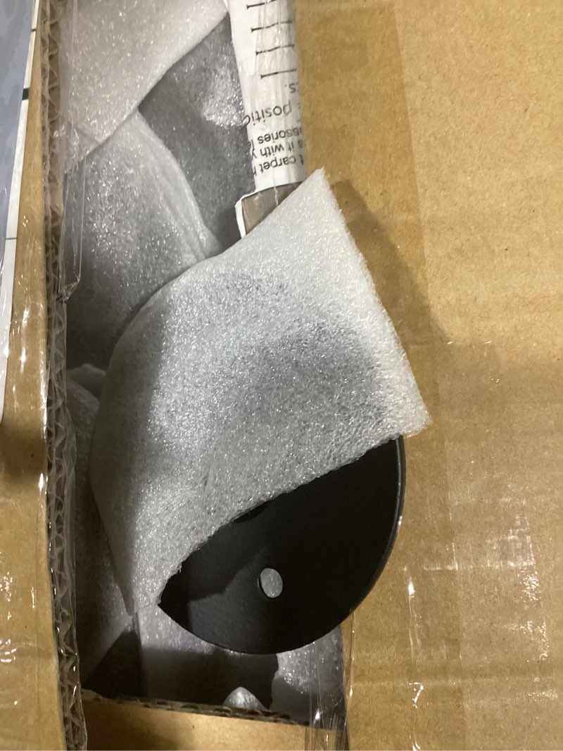 Condition photo showing As Is for Industrial Wall Mount Iron Pipe Shelf Shelves Shelving Bracket Black Vintage Retro Ceiling Hung Shelf DIY Open Bookshelf Storage for offcie Room Kitchen (2PcsX5Tier,68" Tall,10" deep,Hardware Only)