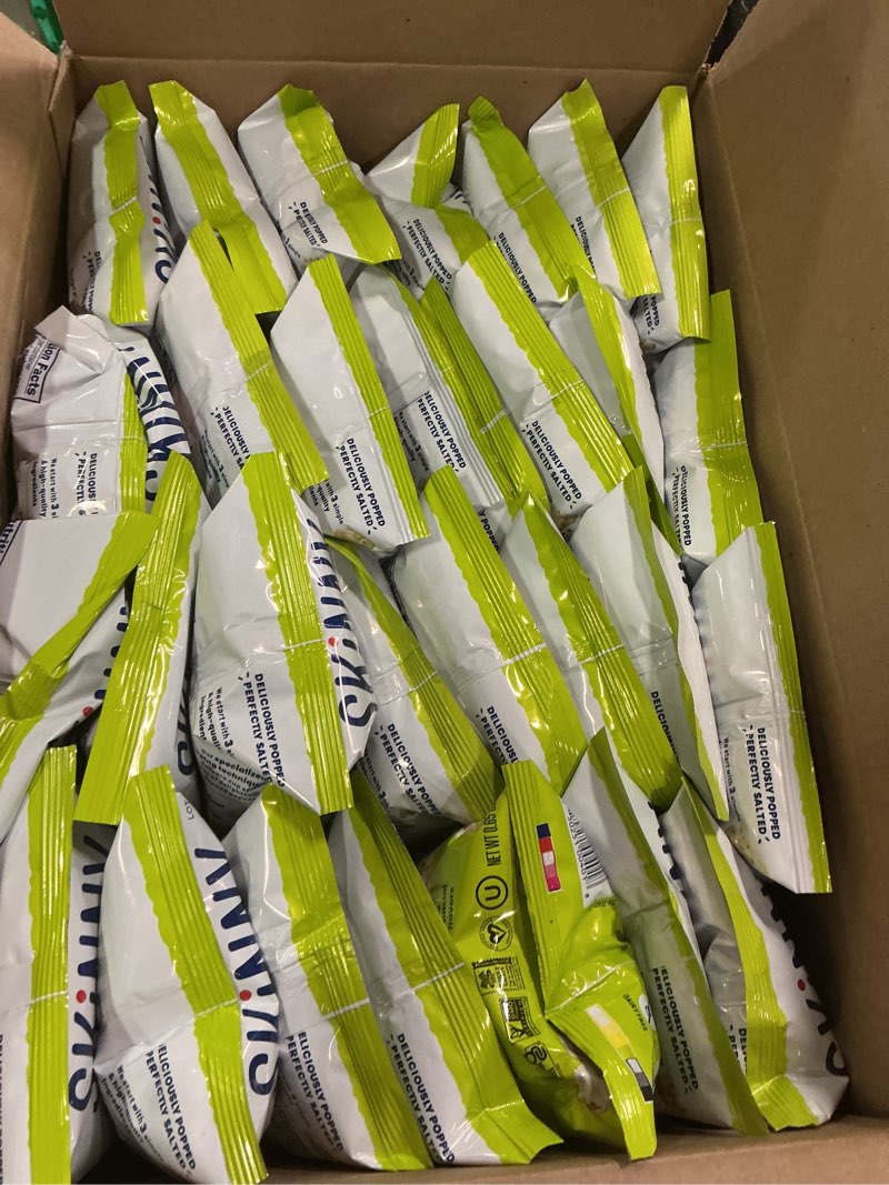 Condition photo showing New/Like New for (BB 03-14-2026)SkinnyPop Popcorn, Original, Whole Grain, Dairy-Free Snack, 0.65oz Bags (30ct) Original 0.65 Ounce (Pack of 30)