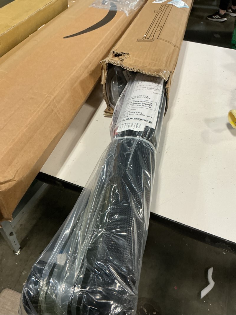 Condition photo showing Good Condition for 160" Retractable Baby Gates, 42" Extra Tall Upgraded Baby Gate with Reinforced Strip Design, Prevent from Crawling Underneath, Extra Wide Dog Gate Baby Gates for Stairs Doorways Indoor Outdoor Black 42" Tall x 160" Wide