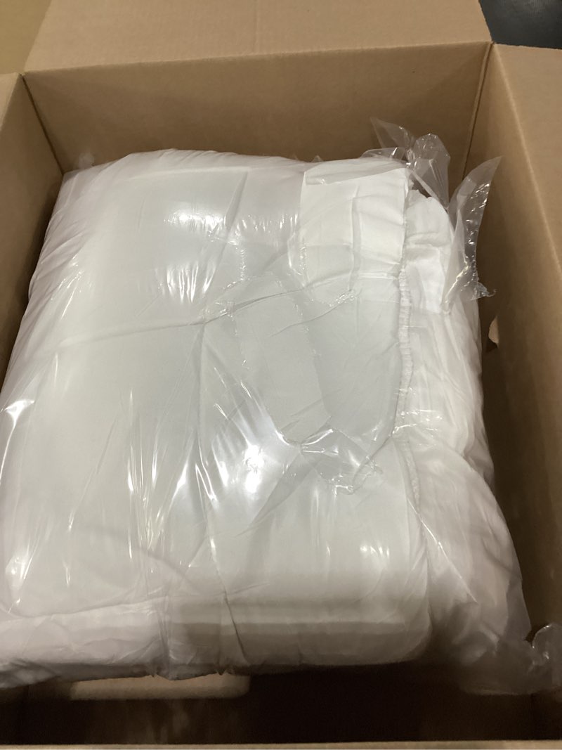 Condition photo showing New/Like New for EASELAND Full Size Mattress Pad Pillow Top Mattress Cover Quilted Fitted Mattress Protector Cotton 8-21" Deep Pocket Cooling Topper (54x75 Inches, White) White Full