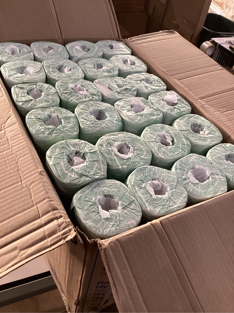 Condition photo showing New/Like New for Tork Septic Safe Toilet Paper, White, 2-Ply 100% Recycled, Eco-Friendly, T24 Compatible 96 Rolls x 500 Sheets (TM1616S)