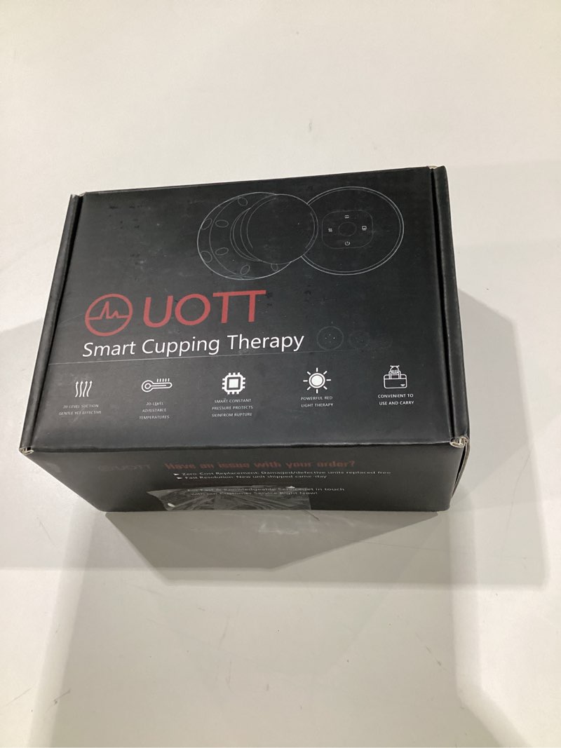 Condition photo showing As Is for (DAMAGED)UOTT 6-in-1 Smart Cupping Therapy Massager, 20 Levels Heat & Suction Electric Cupping Kit for Massag