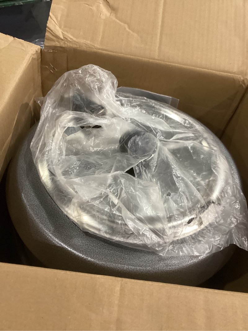 Condition photo showing Good Condition for SYBO SB-6000-2G Commercial Grade Soup Kettle with Hinged Lid and Detachable Stainless Steel Insert Pot for Restaurant and Big Family, 10.5 Quarts, Silver