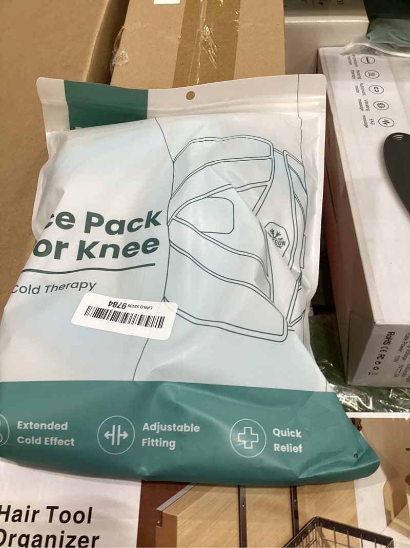 Condition photo showing New/Like New for knee ice pack wrap (1 pack) - adjustable ice pack for knees surgery, replacement, arthritis pain, acl, sports injuries, post surgery, for long duration - 1 pack blue 1 pack