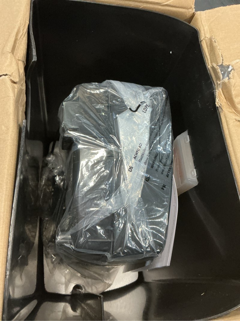 Condition photo showing Good Condition for bonsaii 12-sheet cross cut paper shredder, 5.5 gal home office heavy duty shredder for paper, credit card, mail, staples, with transparent window, high security level p-4 (c275-a) 1 2 sheet