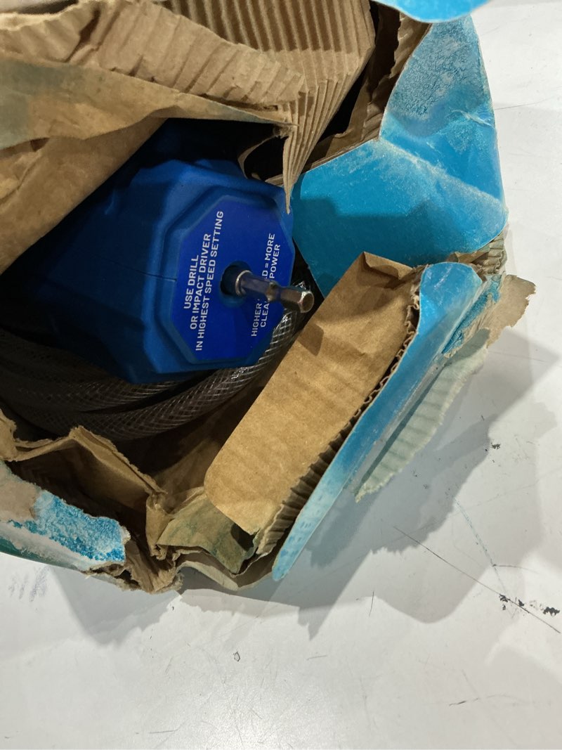 Condition photo showing As Is for rotopower power cleaner drill attachment 500-psi 1-gpm cold water battery pressure washer with 1 spray tips