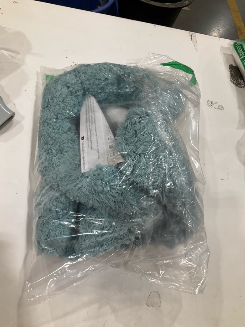 Condition photo showing New/Like New for microfiber elongated toilet seat cover 19.5"x 15" machine washable solid toilet lid cover adjustable rubber backing fits only 18-19.5" l x 14-16" w elongated toilet seat aqua 19"lids