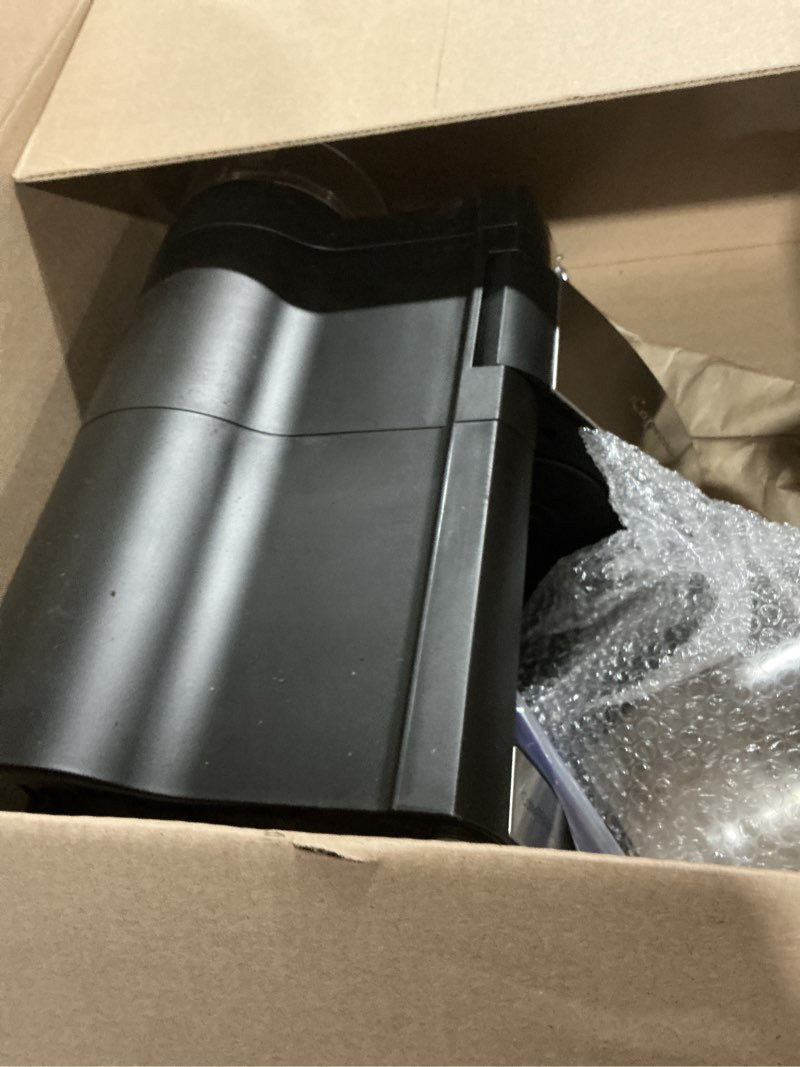 Condition photo showing As Is for Capresso 464.05 CoffeeTeam GS 10-Cup Digital Coffeemaker with Conical Burr Grinder, Glass Carafe , Black , 15.5" x 9.5 "x 9.75" Glass Carafe Coffeemaker