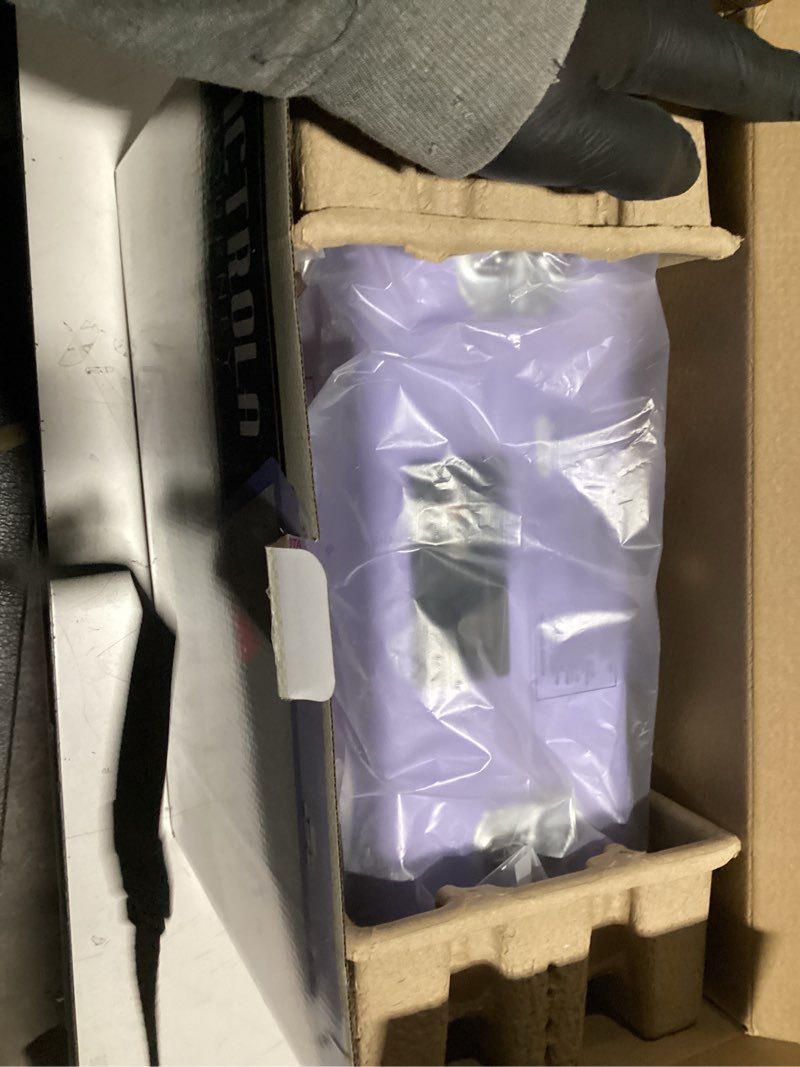 Condition photo showing Good Condition for Victrola Journey Bluetooth Portable Suitcase Record Player – with Built-in Speakers, 3 Speed Vinyl Record Player, RCA Out, Headphone Jack (Lavender/Silver)